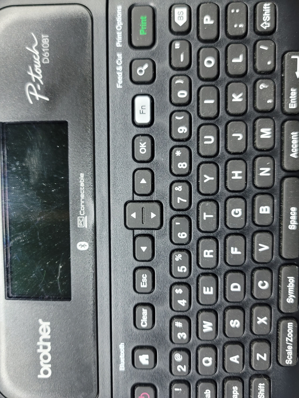 Brother P-touch D610BT Label Maker — Black